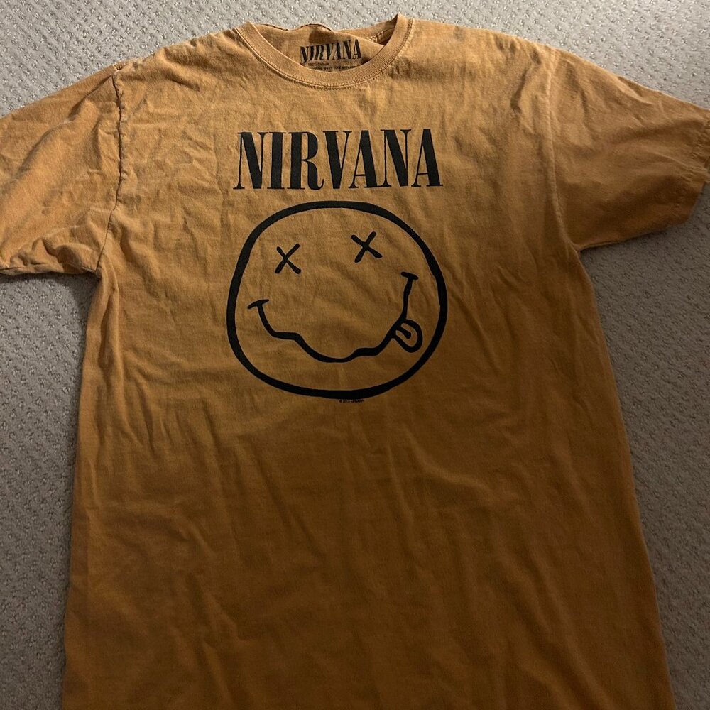 nirvana tshirt